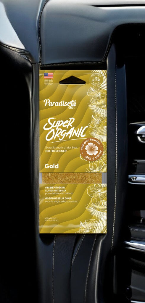 باراديسي اير معطر جو عضوي فائق الجودة، عبوة داخلية ذهبية من 6 قطع