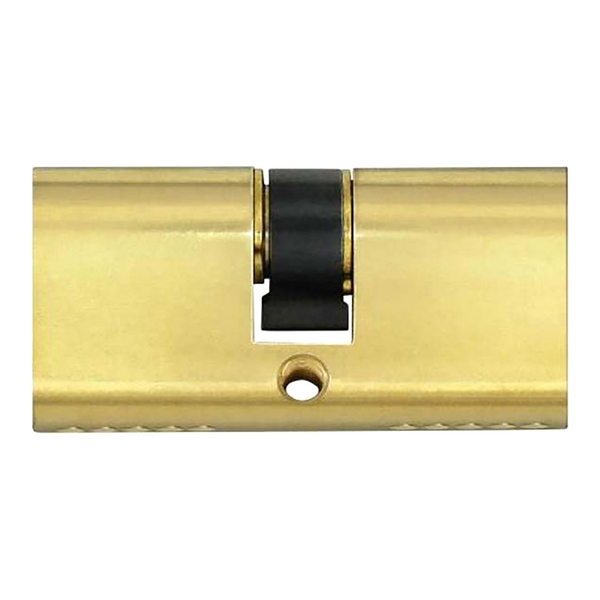 Yale Double Brass Cylinder Lock with Key, 80mm, Series 210 - Gold