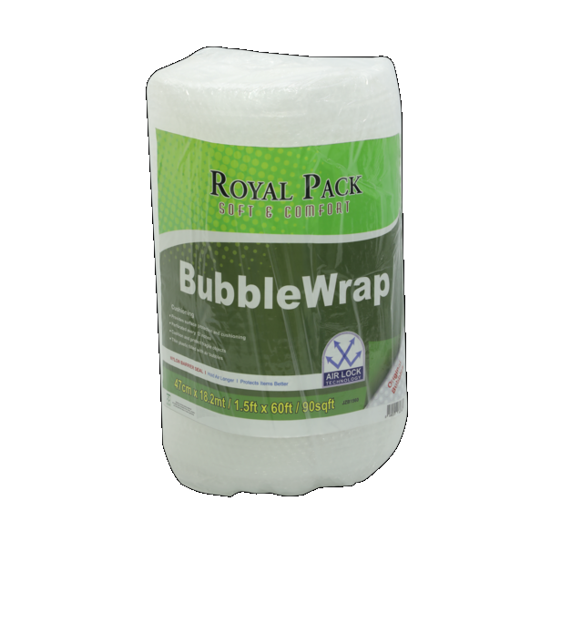 ROYAL PACK BUBBLE WRAP CLEAR 47CM X 18.2 M
