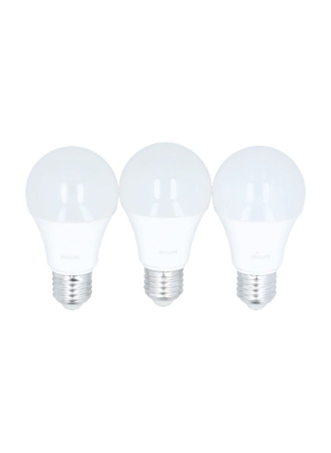 Philips LED Non-Dimmable Bulb, 11W, 3 Pack - Warm White