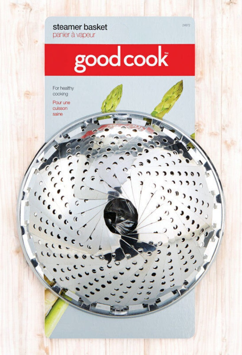 Good Cook Heavy Duty Stainless Steel Steamer Basket 1L
