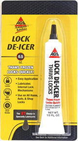 AGS Lock De-Ice .5 oz White