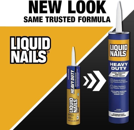 Liquid Nails Latex Based Construction Adhesive, 10 oz, Light Tan