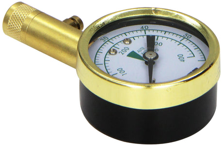 Hopkins Tire Pressure Gauge with Pressure Regulator Gold and Black