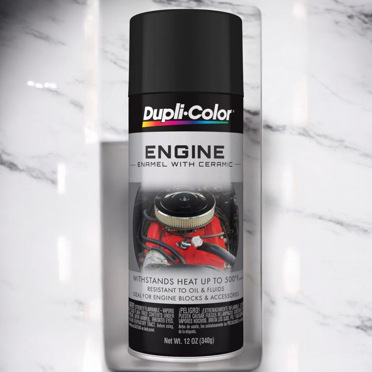 بخاخ طلاء محرك دوبلي كولر، 340 جرام - أسود غير لامع-2