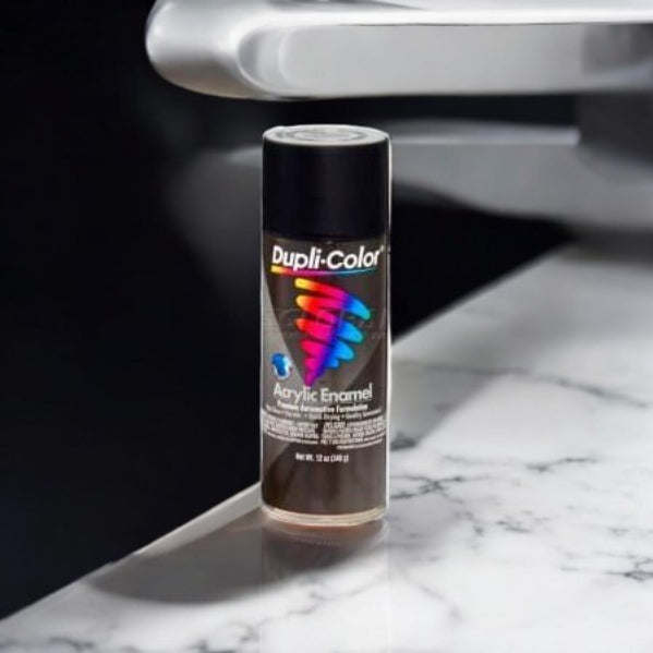 بخاخ طلاء أكريليك متعدد الاستخدامات دوبلي كولر، 340 جرام - أسود نصف لامع-2