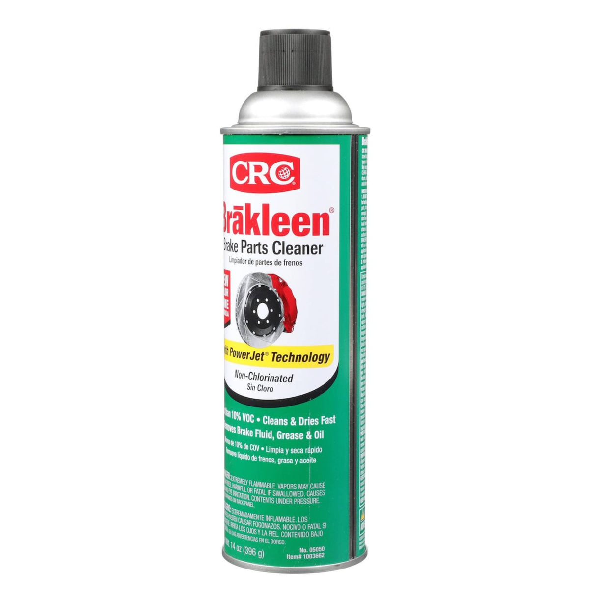CRC Non-Chlorine Brake Parts Cleaner 14 oz Multicolor