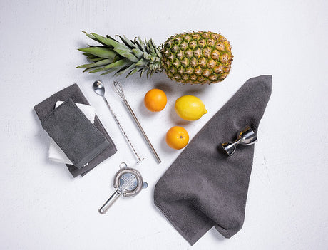 Bar Mop Towel S/3- Slate