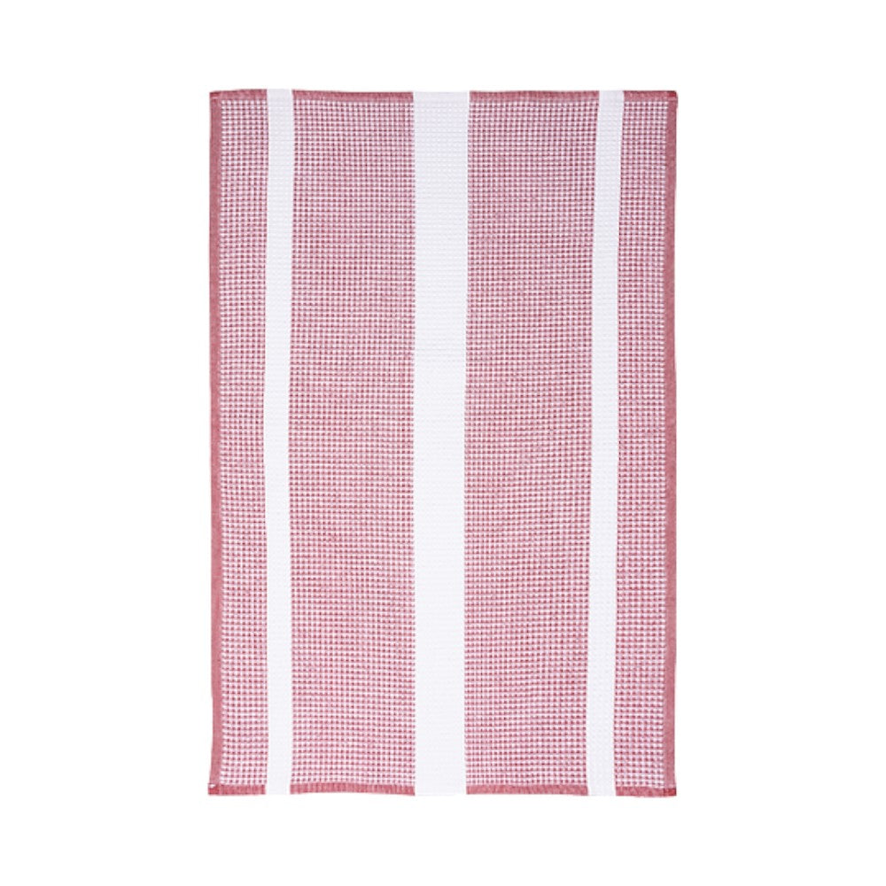Modern Terry Stripe Towel- Khaki