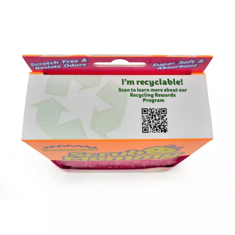 إسفنجة تنظيف سكراب دادى سكراب مامي - وردي-2