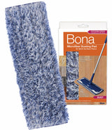 Bona Microfiber Dusting Pad 6" X 17" Blue