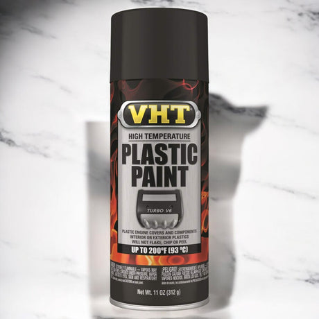 بخاخ طلاء في اتش تي للبلاستيك، 312 جرام - أسود غير لامع-2