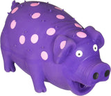 Multi Pet 3 Piece Pig Dot Dog Toy Assorted Colors