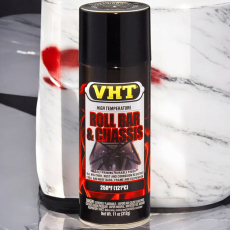 بخاخ طلاء في اتش تي رول بار، 312 جرام - أسود لامع-2