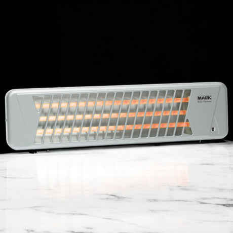 دفاية حمام كهربائية مارك بتثبيت جداري، 3 سرعات، 1800 واط، أبيض - QS 180-2