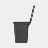 Brabantia waste bin with foot pedal, 25 l - dark grey