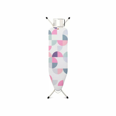 Ironing Board B 124x38 cm Solid Steam Iron Abstract Leaves
