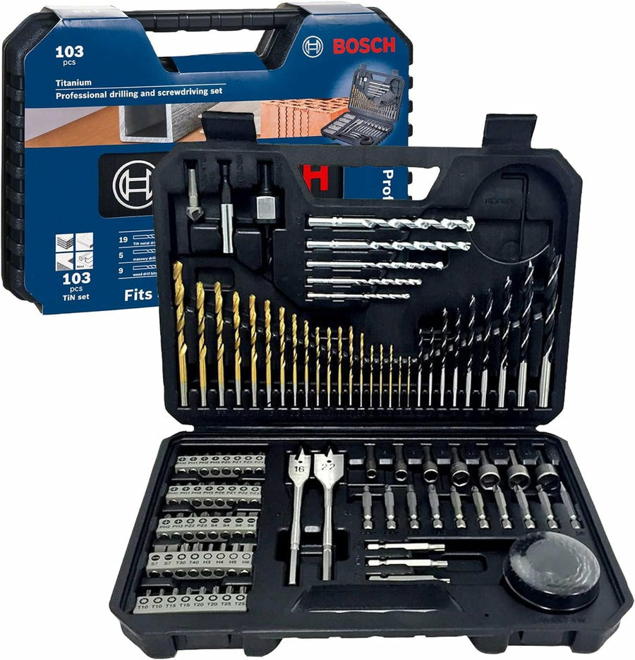 Bosch Drill Bit Set, 102 Pieces - Multicolour