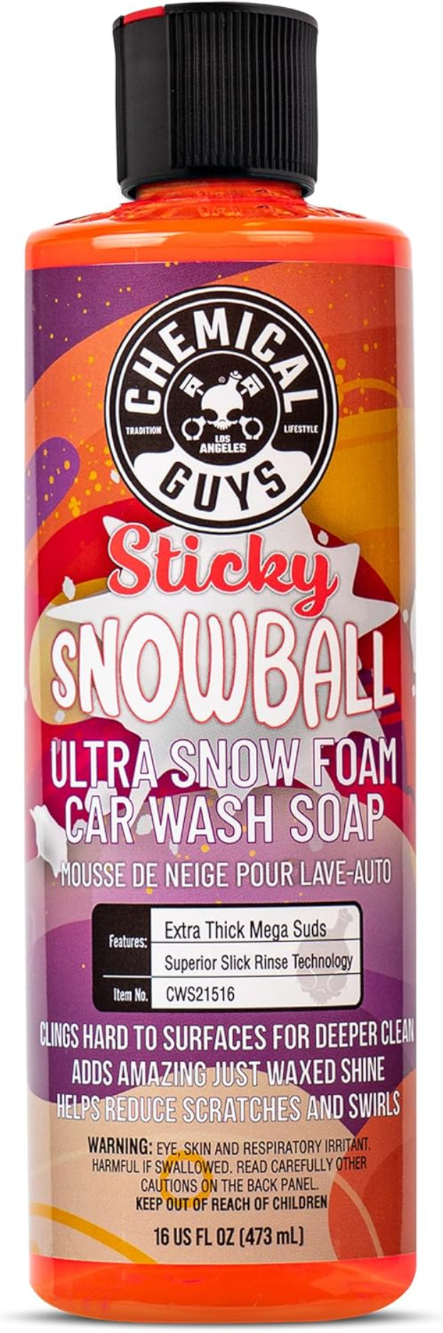 Snowball Chemical Guys Sticky Foam Car Wash