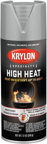 بخاخ طلاء كريلون للألمنيوم والشوايات والمواقد واسطوانات الغاز - 340 جرام