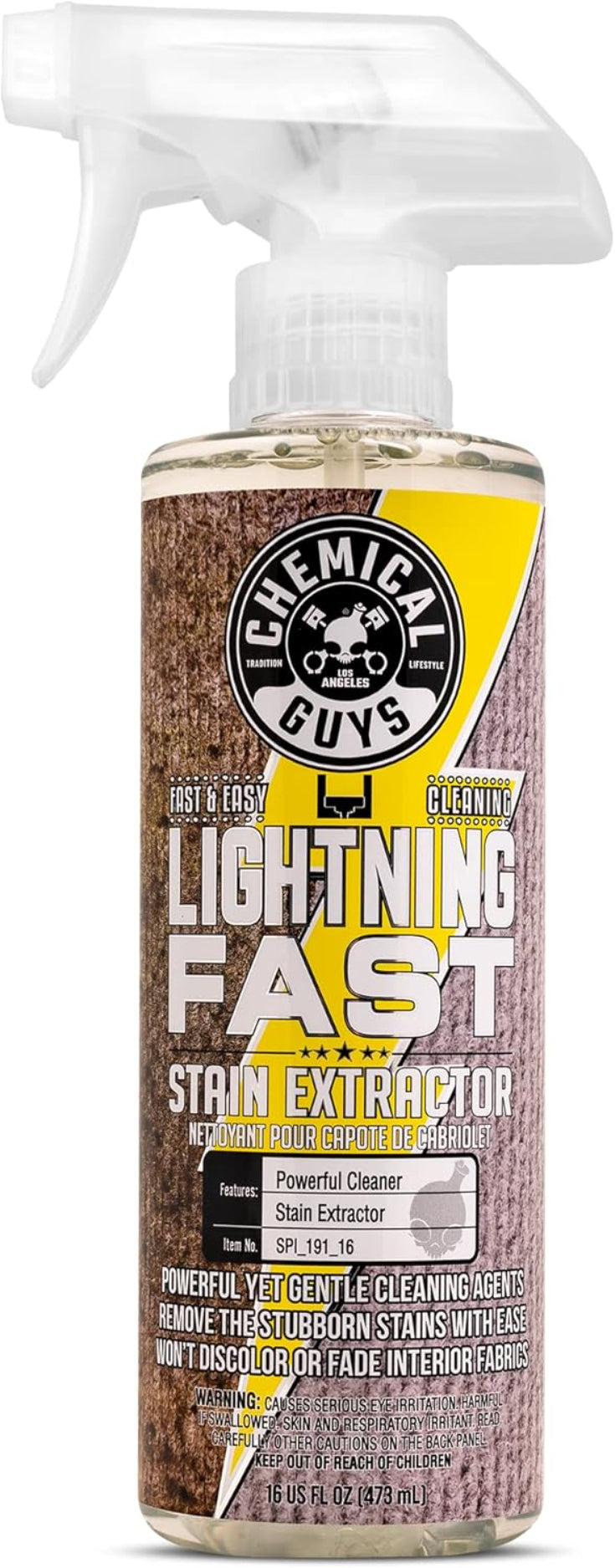 Fast Chemical Guys Lightning Carpet and Upholstery Stain Remover