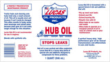 Lucas Oil Axle Oil 1 Quart White