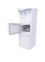 موزع مياه بلاتينيوم مع صانع ثلج وقفل أمان 85 واط - أبيض وفضي-3