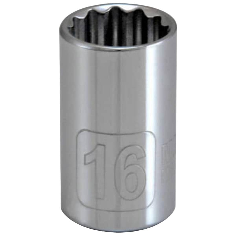 MM 1/2" 16mm Met Socket