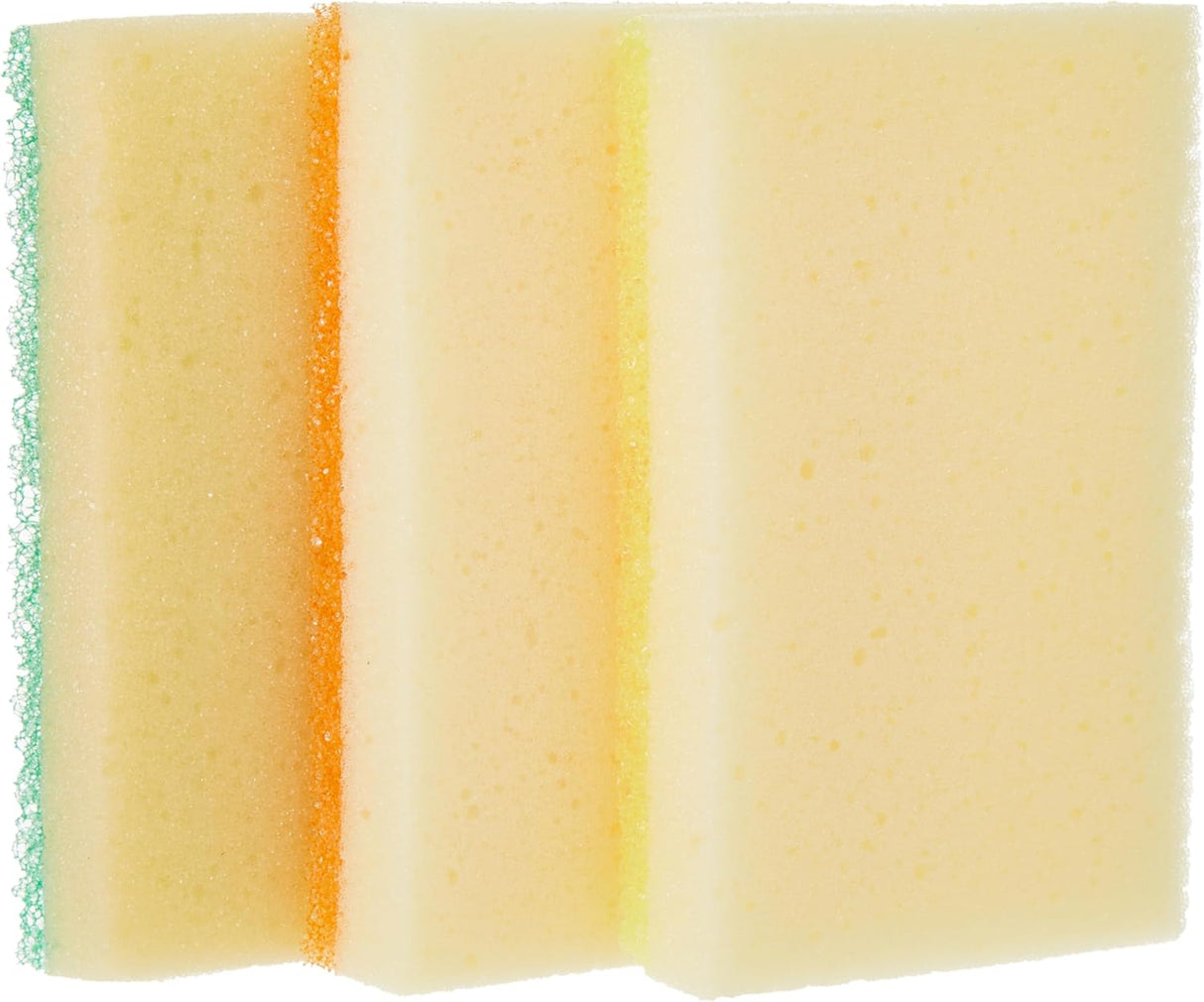 إسفنجة تنظيف سكراب دادى - 3 قطع - أصفر