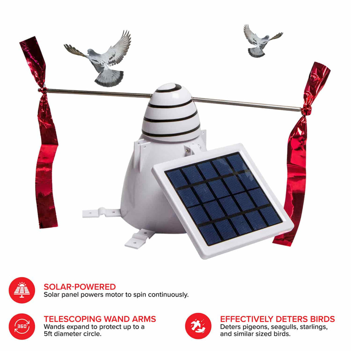 Bird Bee Gun Solar Powered Bird Repeller