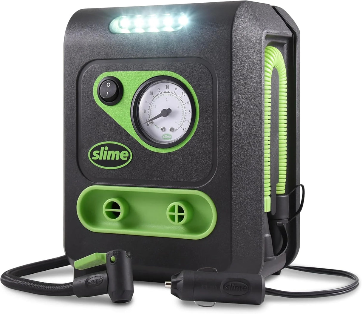 Slime 40034 All-Purpose - 12V Dual Raft Pump / Tire Inflator