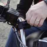 حامل هاتف لتركيب مقود الدراجة النارية جوكست - أسود-4