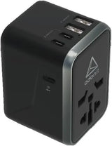 Adonit Universal Adapter 65W PD with 2 USB-A & 3 USB-C – Black