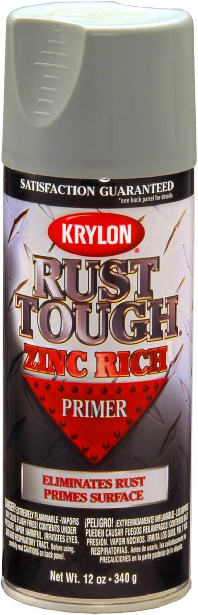 Krylon Rust Tuff Zinc Rich Primer Spray Paint - 340g - Home Supplies ...