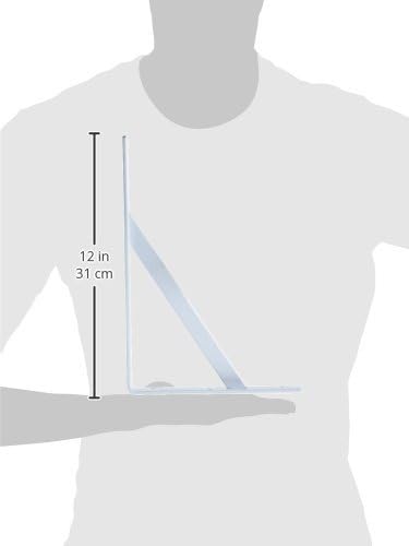 Nap & Vought Heavy Duty Shelf Brackets in White