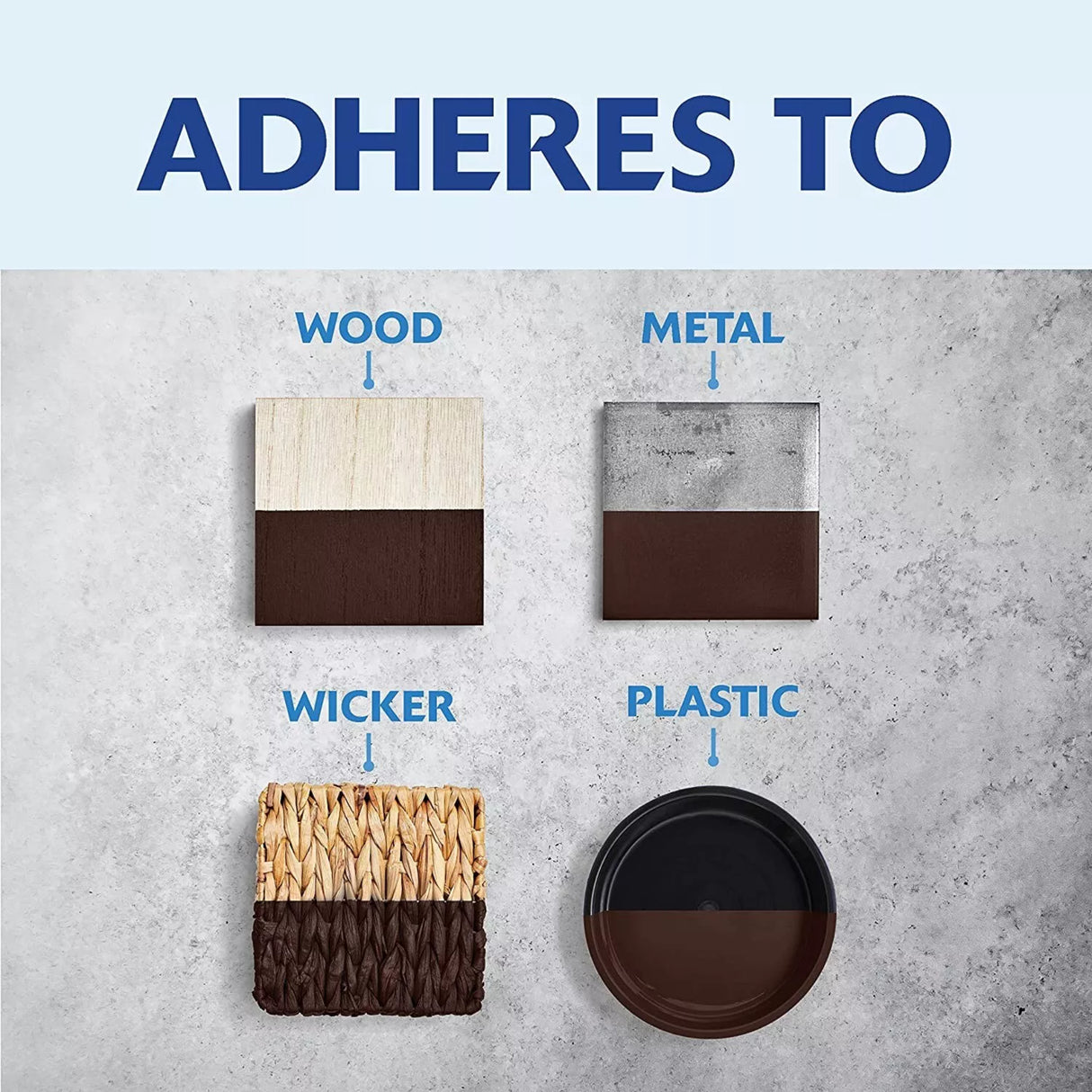 رشاش طلاء راست-أوليوم طلاء سطحي فوقي، 12 أونصة، 6 قطع - بني-4