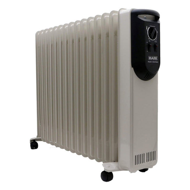 دفاية زيت كهربائية صديقة للبيئة مارك، 2500 واط، 15 ريشة، كريم - MAV-2515