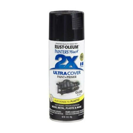 رشاش طلاء راست-أوليوم، 12 أونصة - أسود