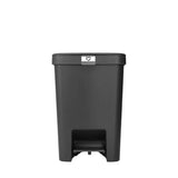 Brabantia waste bin with foot pedal, 25 l - dark grey