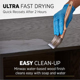 طلاء واقٍ شفاف مائي مينواكس بولي أكريليك - 946 مل-5