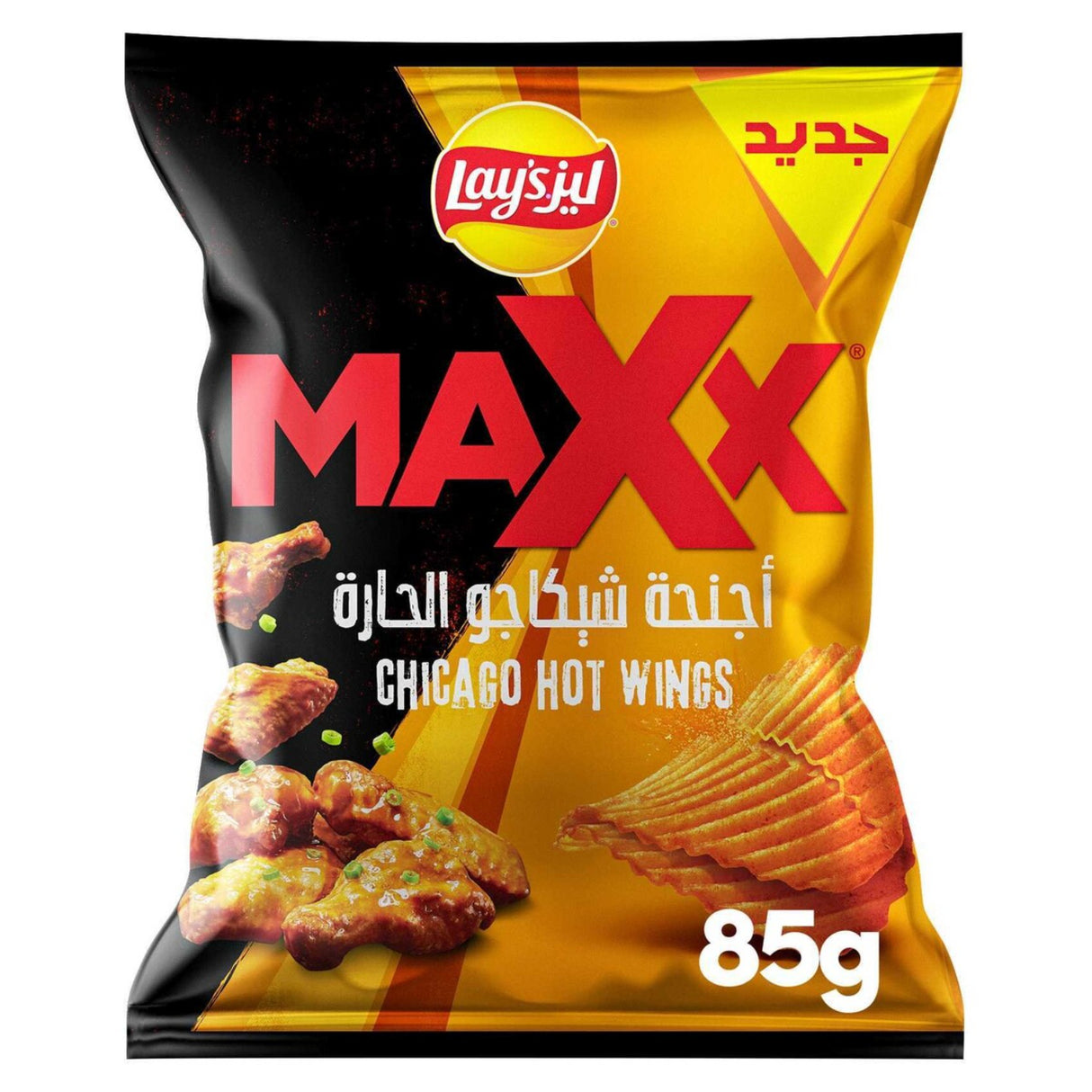 Lay's Max Hot Chicken Wings Potato Chips