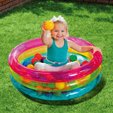 Intex Classic Baby Ball Game, 3 Rings, Multicolor - INT48674