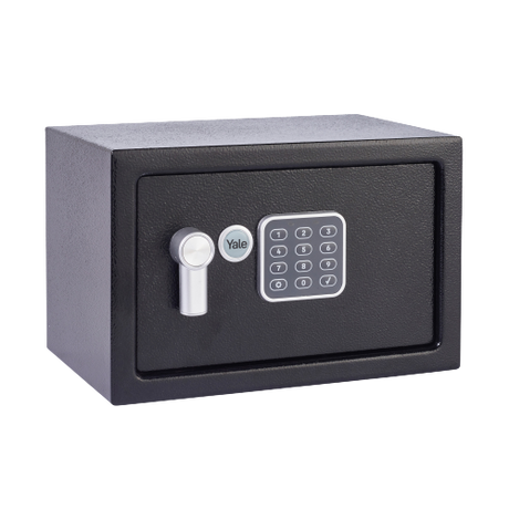 Yale Value Compact Steel Safe, 200 x 310 x 200 mm - Black