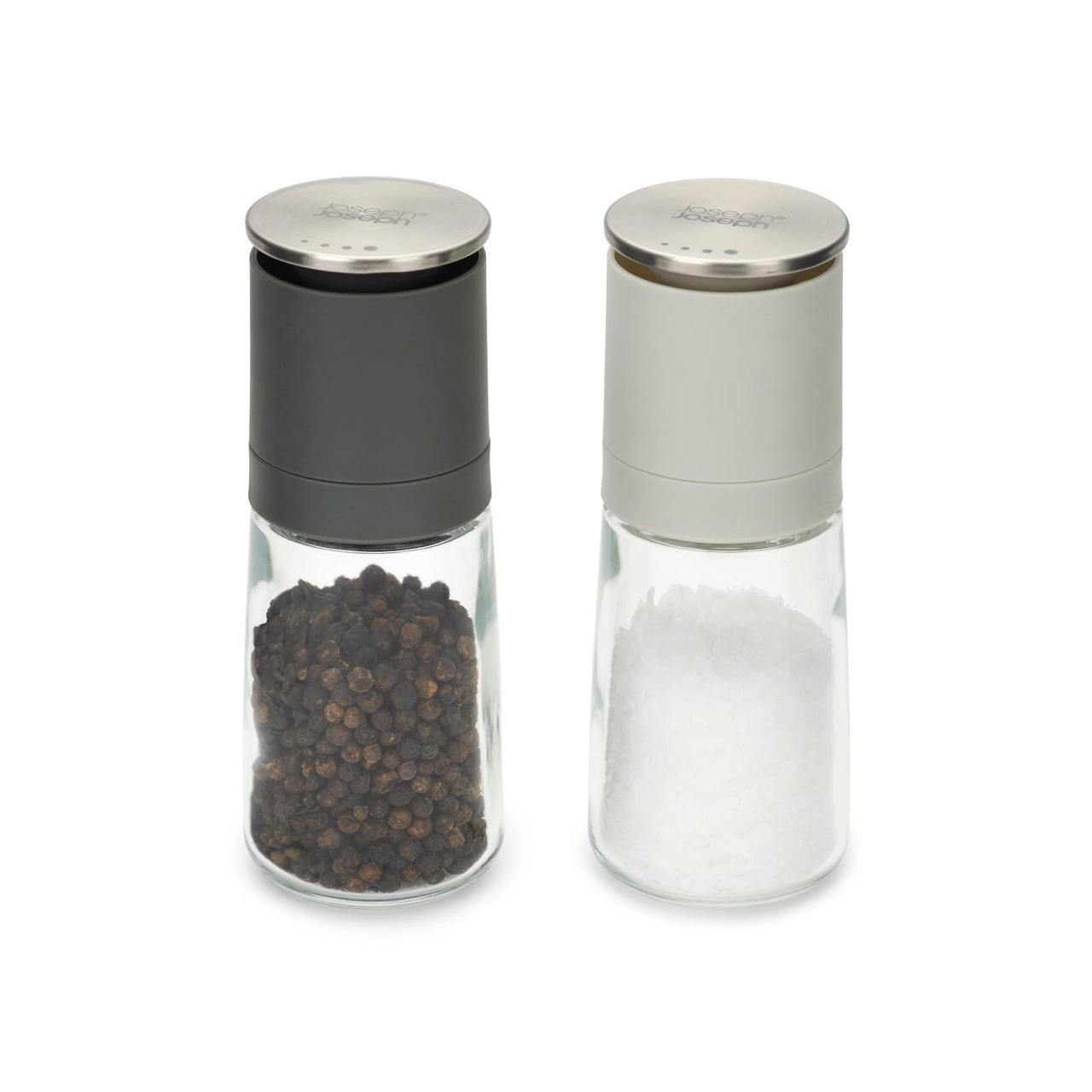 Joseph Joseph Salt and Pepper Shaker Set 14 cm - Grey - House Mart