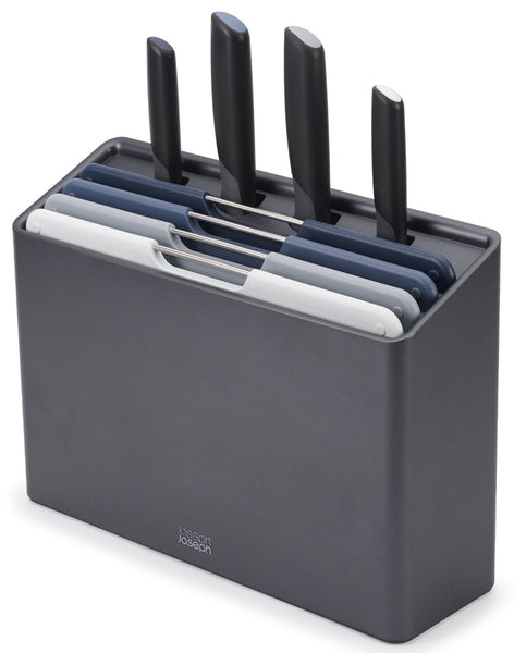 Joseph Joseph Folio Plus Cutting Board Set with Knives 8 Piece
