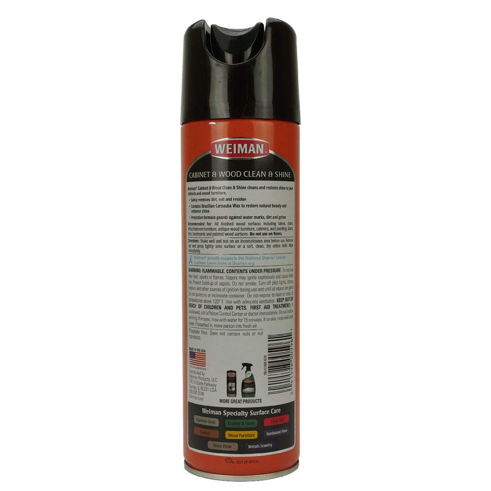 Weiman Cabinet &amp; Wood Cleaner &amp; Polish