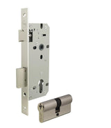 Yale Sach Mortise Lock Set, 64mm, Silver