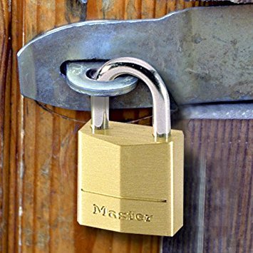 Master Lock Solid Brass 5 Pin Padlock, 50mm
