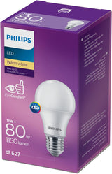 Philips LED Energy Saving Bulb E27 Base, Philips 680 Lumens, Philips 7W, Philips 3000K, Philips 230V, PHI-929002298984 - Warm White