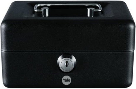 Yale Steel Cash Box, Small, 80 x 152 x 118 mm - Black